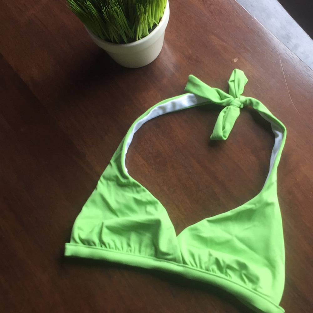 J.Crew Green Bikini Top Size Small